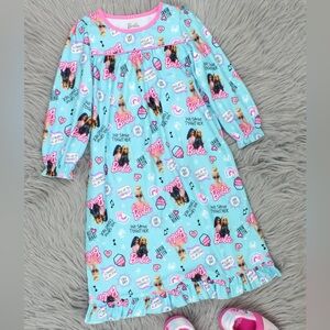 NEW Barbie Girls Flannel Granny Gown Nightgown Pajamas